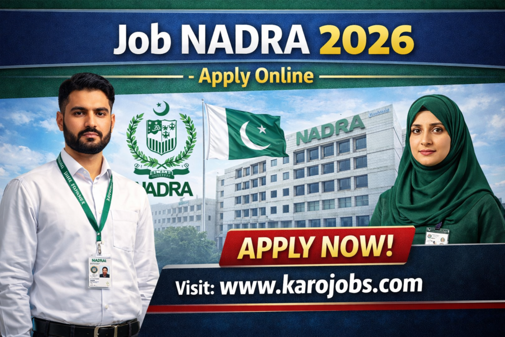 NADRA Jobs 2026 – Apply Online for Latest Government Jobs