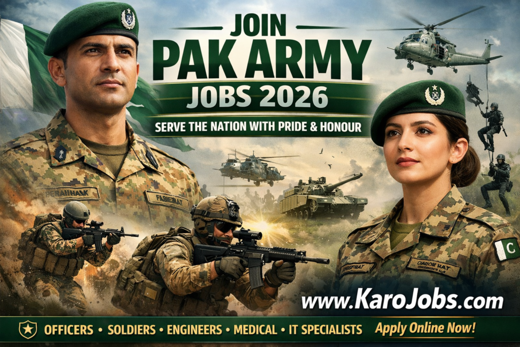 Join Pak Army Jobs 2026 – Latest Jobs for Male & Female Apply Now