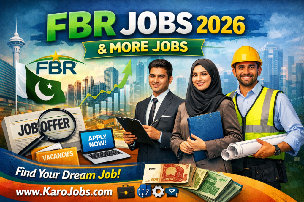 FBR Job 2026 – Latest Federal Board of Revenue Jobs in Pakistan Apply Online