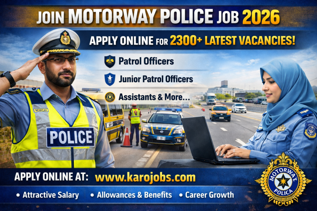 Join Motorway Police Job 2026 – Apply Online for 2300+ Latest Vacancies